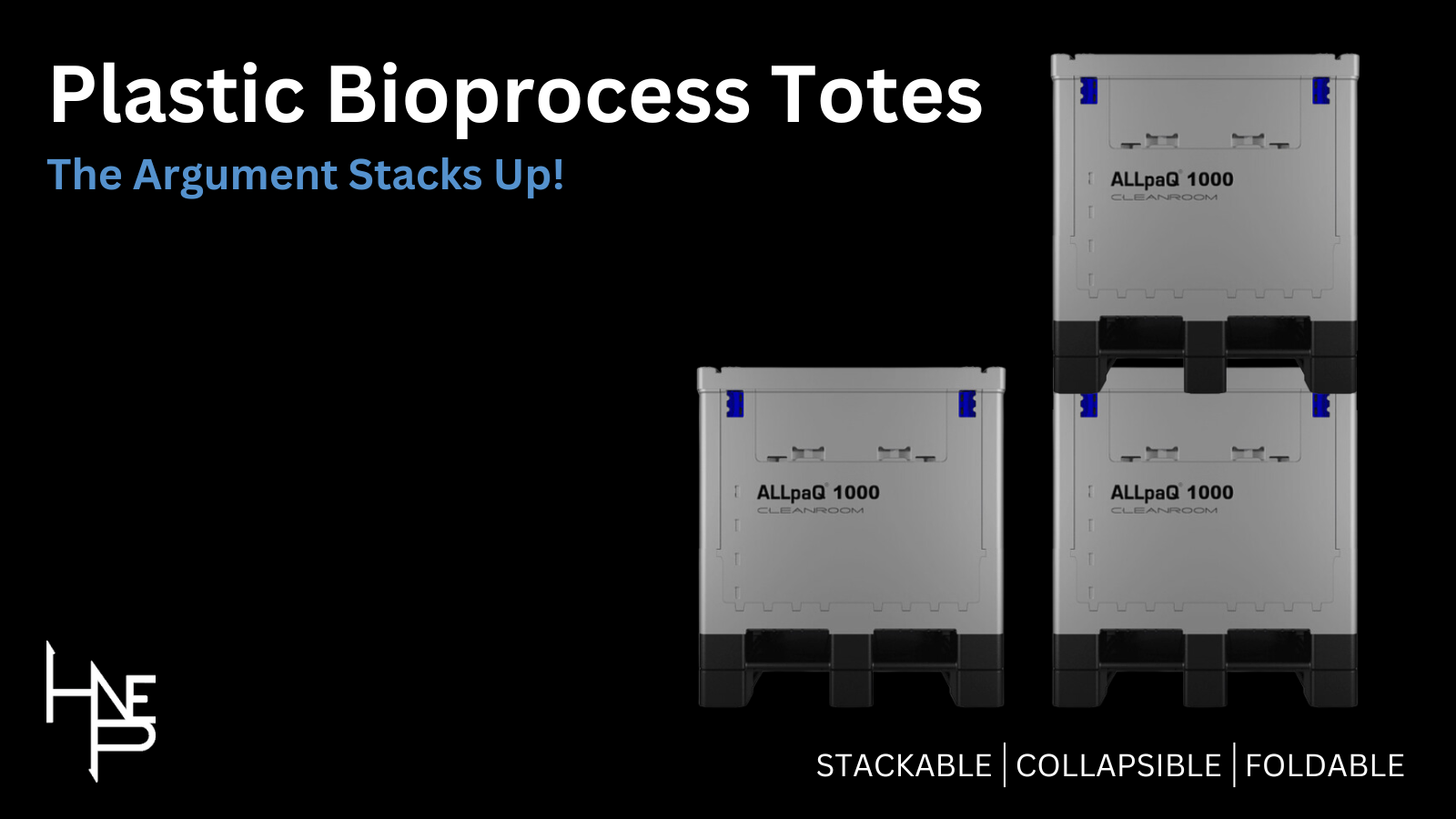 Plastic Bioprocess Totes