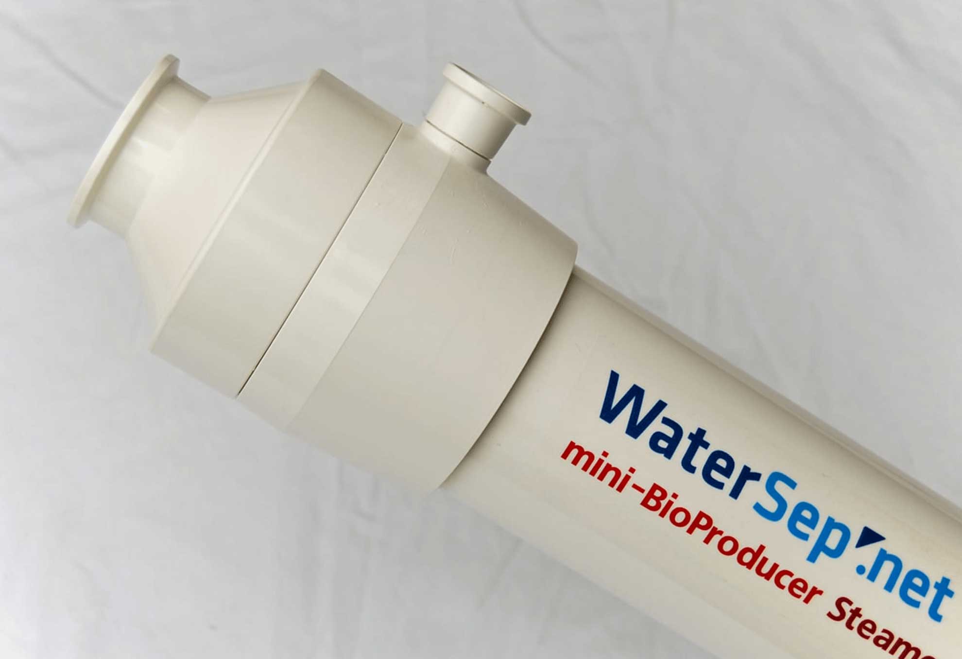 89 mm Diameter 673 mm Length 100K Membrane Cutoff 2 mm ID WaterSep BA 100 20PRO24 SG BioProducer12 Reuse Hollow Fiber Cartridge Polyethersulfon/Urethane Watersep Bioseparations Corp 